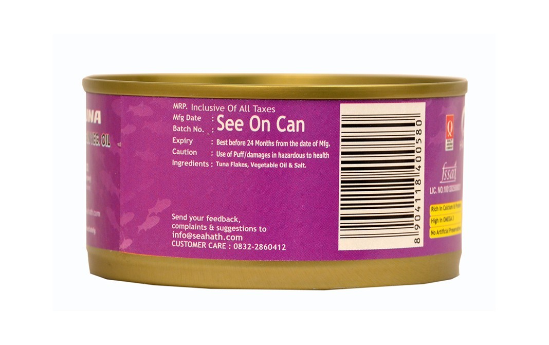Oceans Secret Tuna Flakes In Veg. Oil    Tin  180 grams